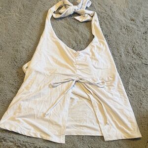 See You Monday Cream Tie-Back Camisole